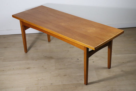 Table basse vintage en teck, 1960