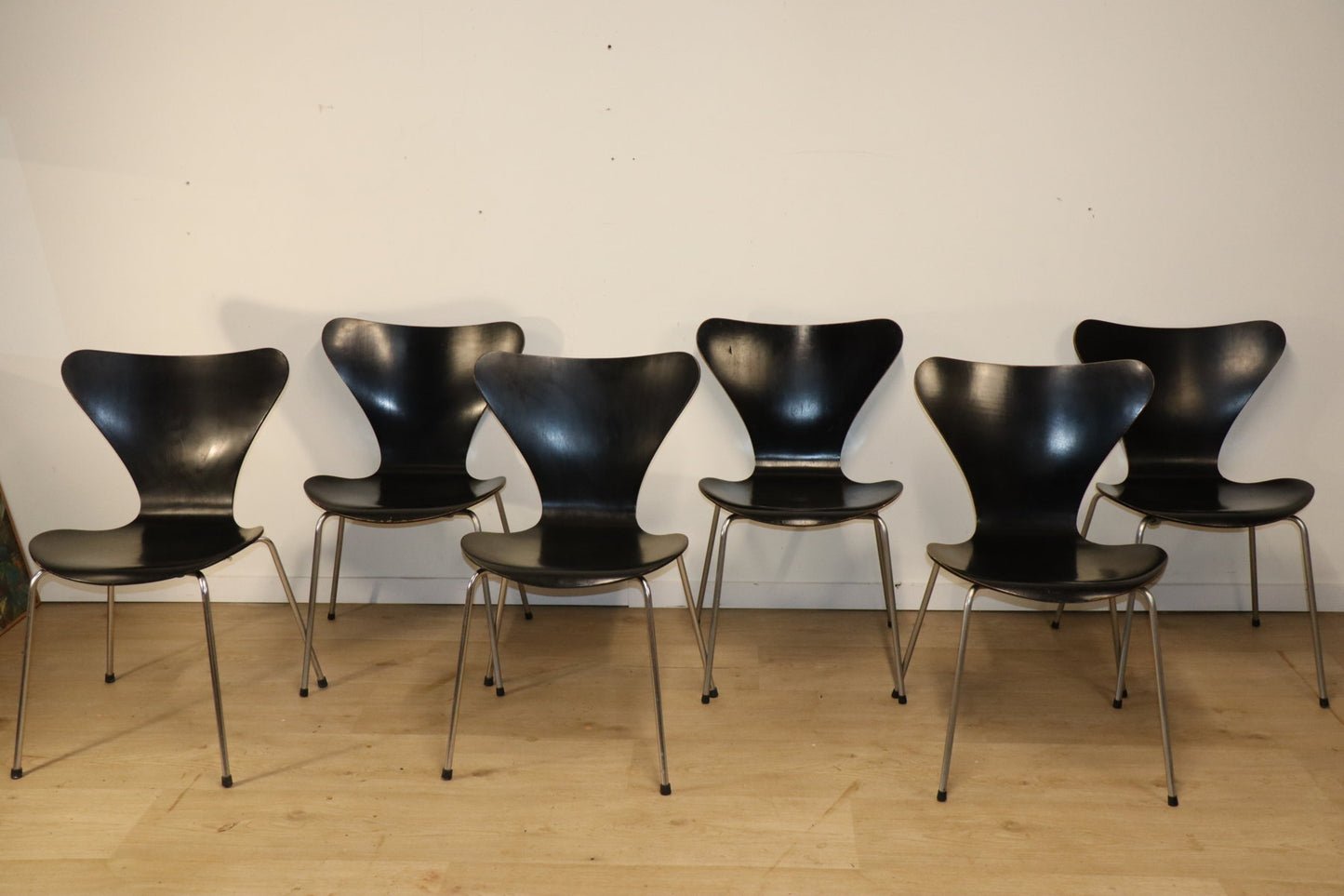 Chaises Série 7 Arne Jacobsen édition Fritz Hansen, 1965