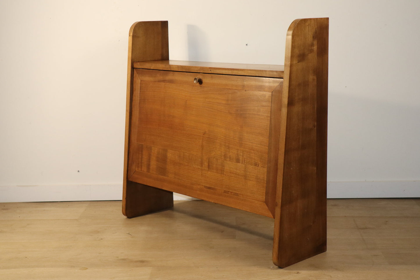 Secrétaire mural vintage en bois, 1950