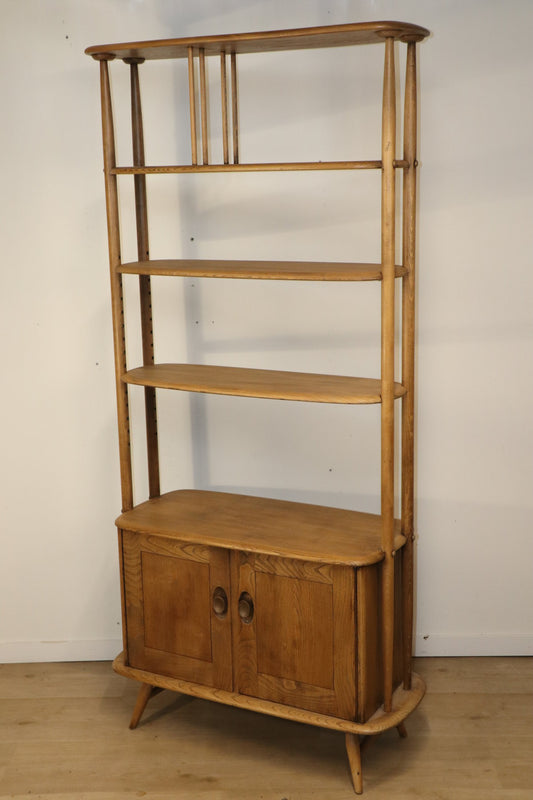 Vintage Ercol bookcase by Lucian Ercolani in wood, 1960s
