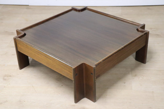 Table basse « Zelda » par Sergio Asti en palissandre, 1960