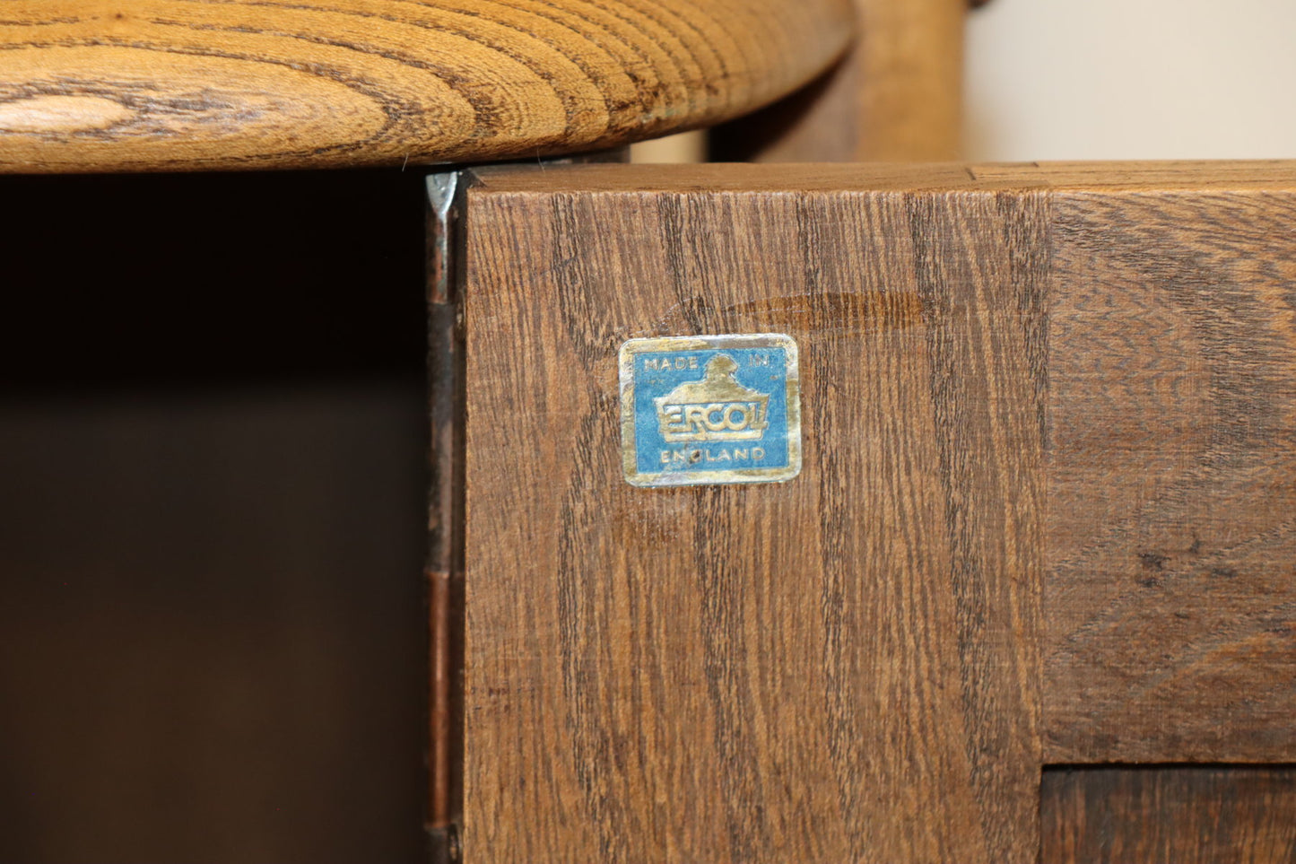 Vintage Ercol bookcase by Lucian Ercolani in wood, 1960s
