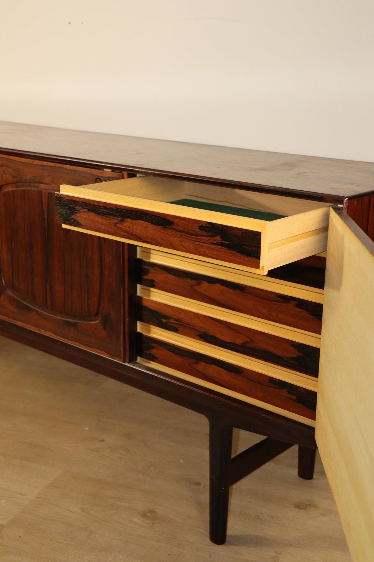 Enfilade scandinave en palissandre par Fredrik Kayser, 1960