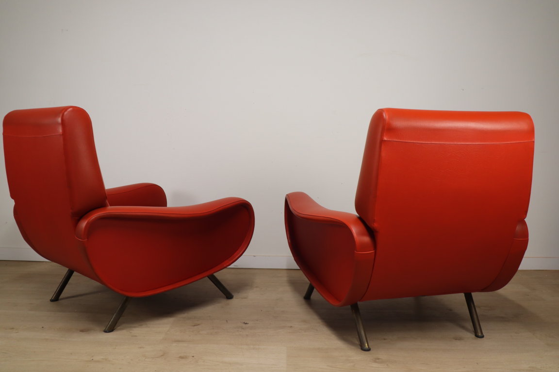Paire de fauteuils « Lady » par Marco Zanuso édition Arflex, 1950