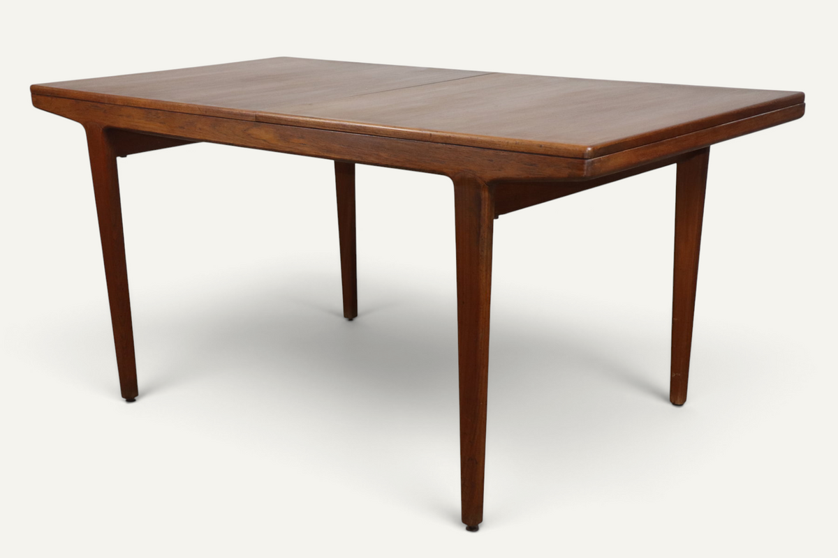 Table de repas extensible danoise en teck – années 1960