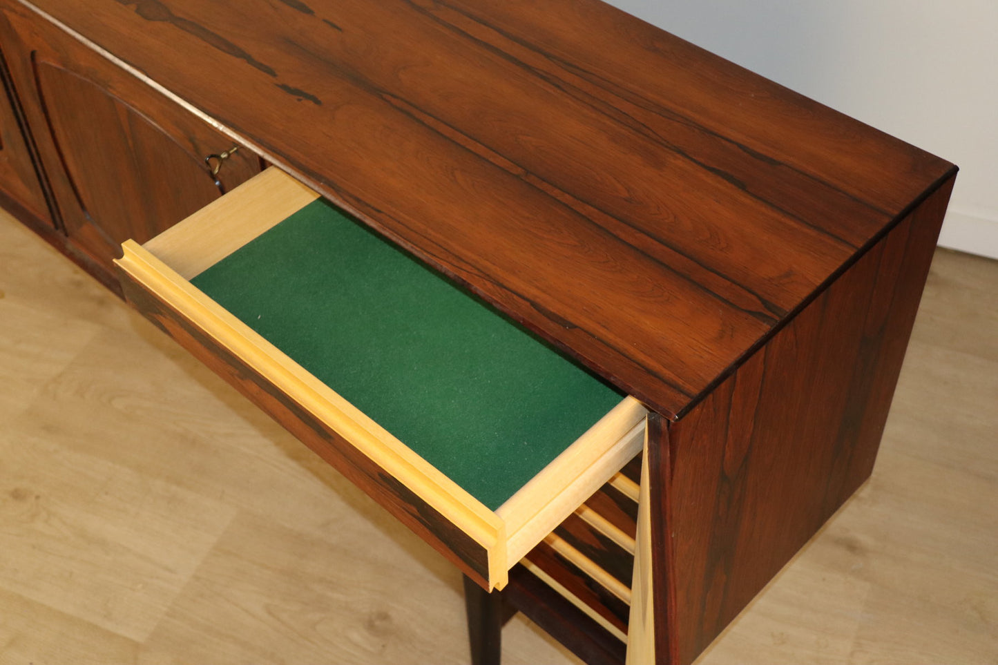 Enfilade scandinave en palissandre par Fredrik Kayser, 1960