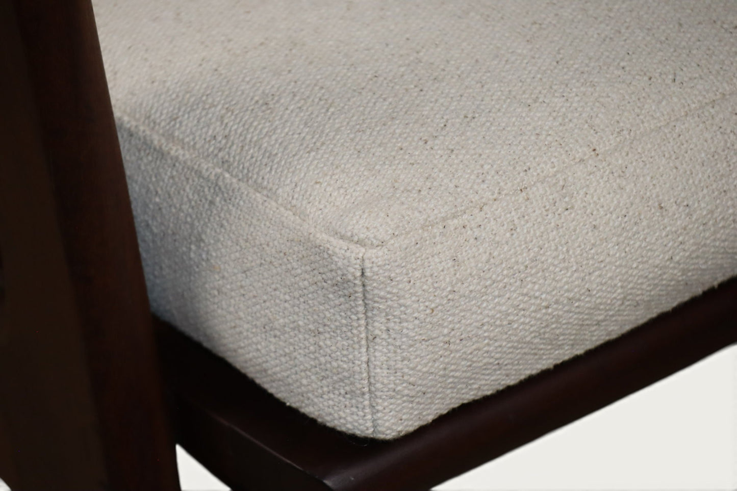 Fauteuil lounge scandinave en teck massif, années 1960