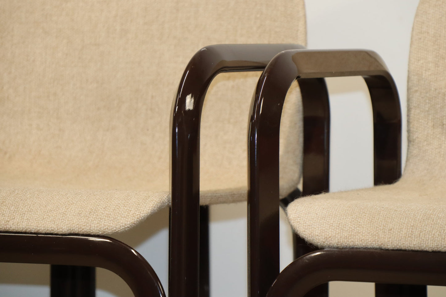 Ensemble de 4 chaises par Gae Aulenti pour Knoll
