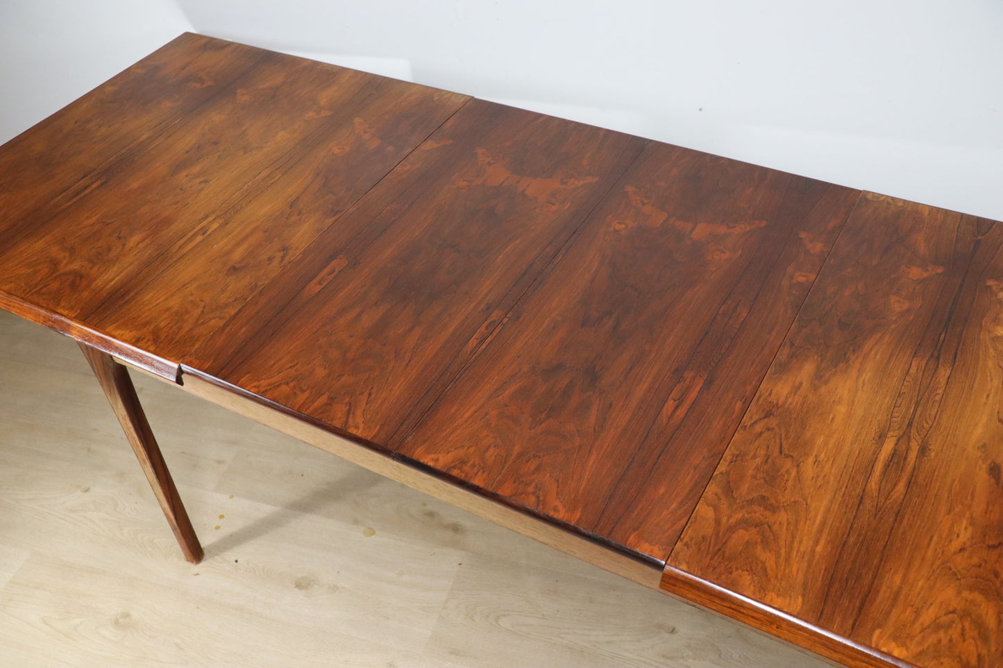 Table de repas scandinave extensible en palissandre, 1960