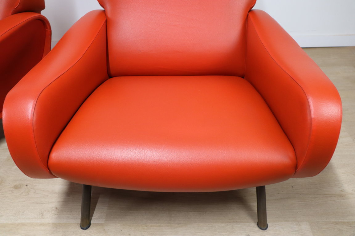 Paire de fauteuils « Lady » par Marco Zanuso édition Arflex, 1950