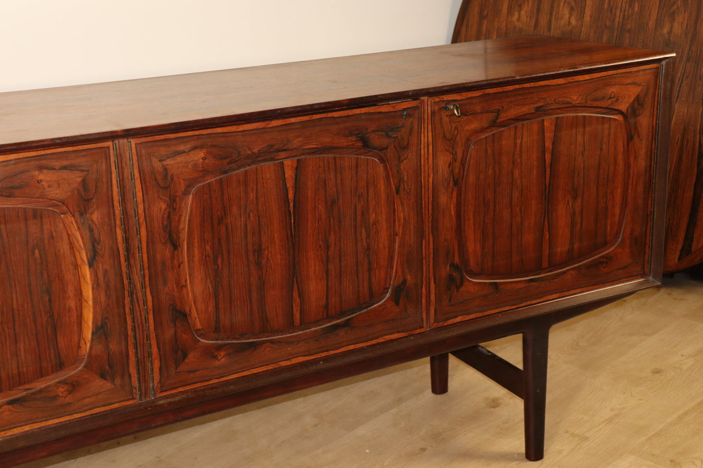 Enfilade scandinave en palissandre par Fredrik Kayser, 1960