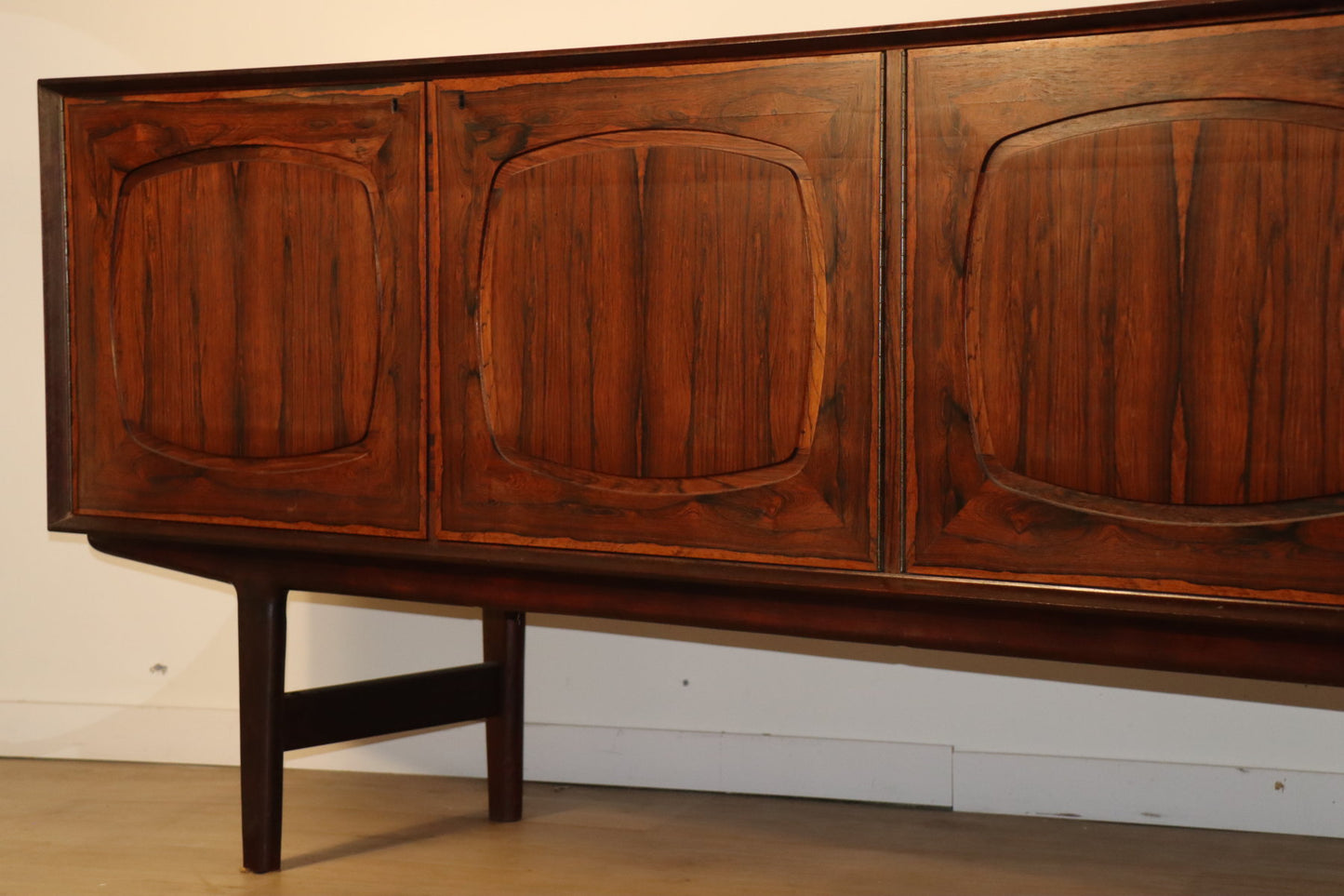 Enfilade scandinave en palissandre par Fredrik Kayser, 1960