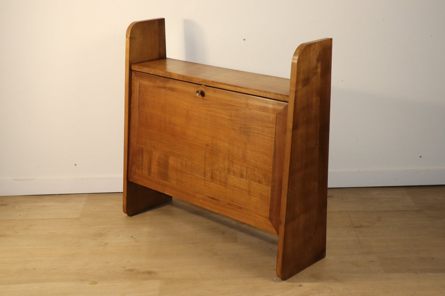 Secrétaire mural vintage en bois, 1950