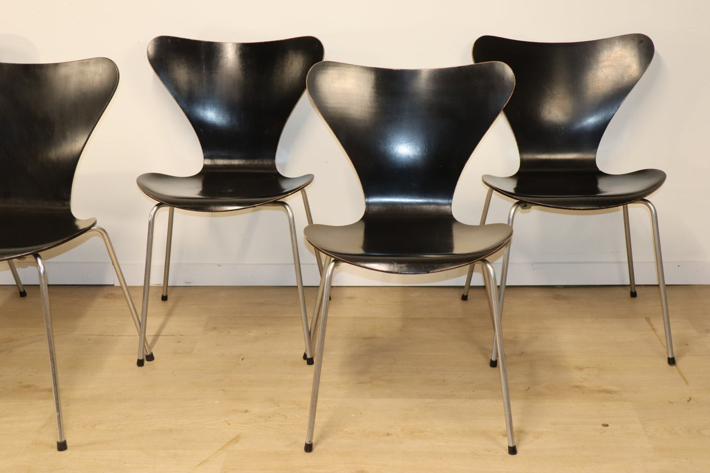 Chaises Série 7 Arne Jacobsen édition Fritz Hansen, 1965