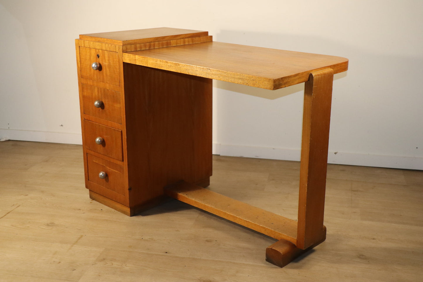 Bureau de style Art Déco en bois, 1940