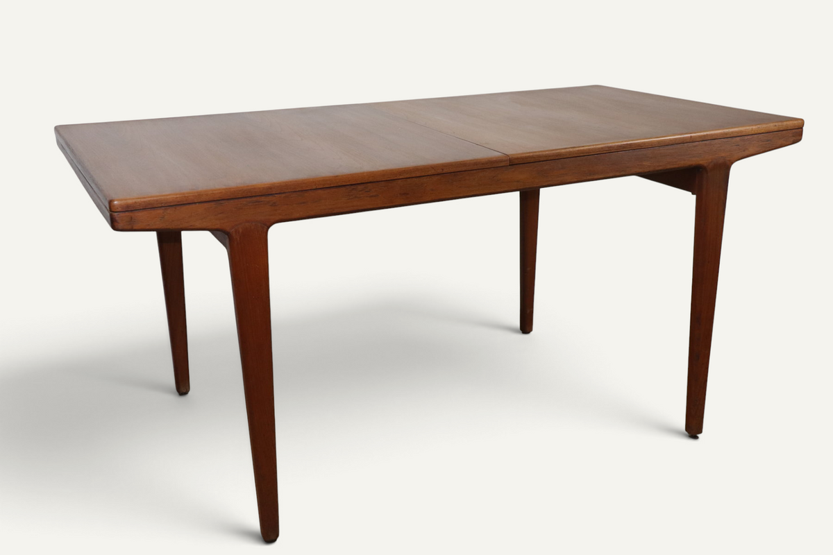 Table de repas extensible danoise en teck – années 1960