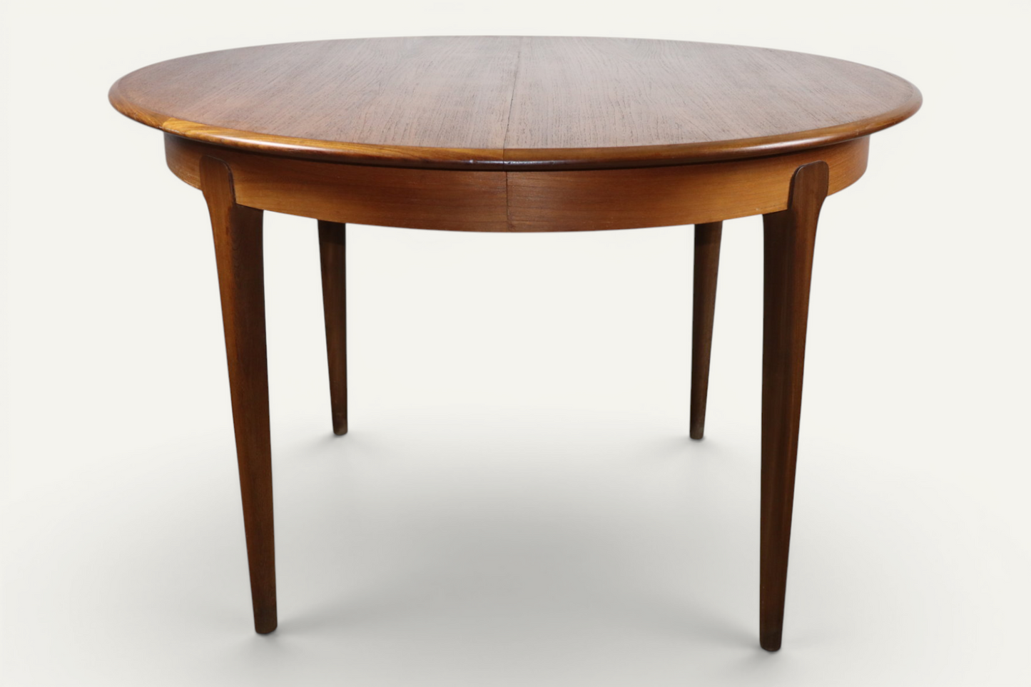 Table de repas extensible scandinave en teck - Années 1960