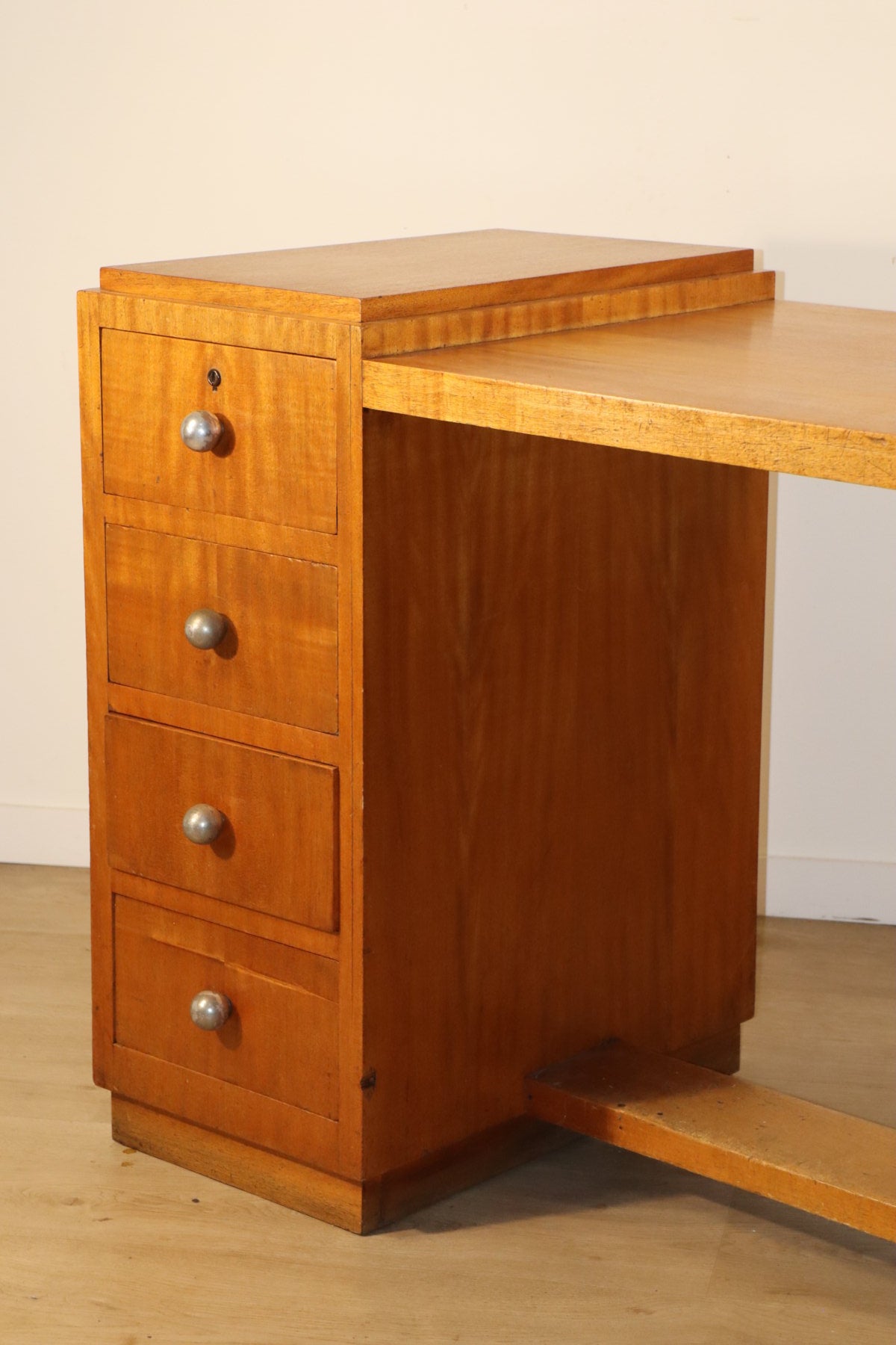 Bureau de style Art Déco en bois, 1940