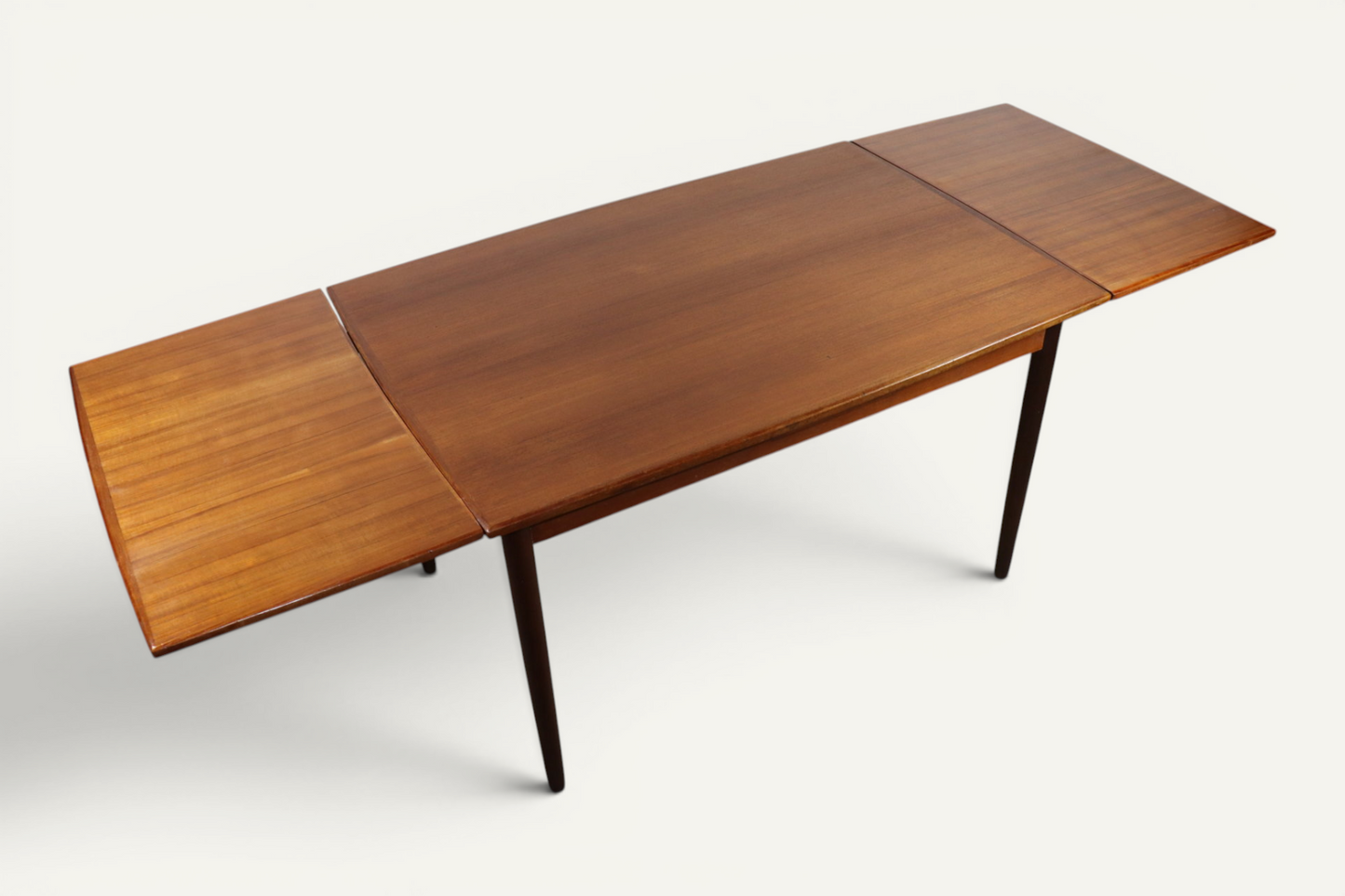 Table de repas extensible en teck scandinave - Années 60