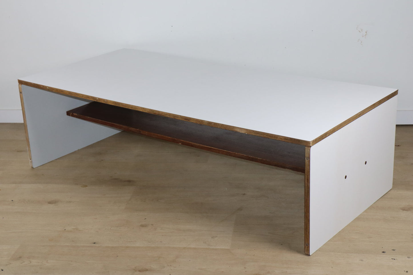 Table basse évolutive Pierre Guariche – La Plagne – Années 70