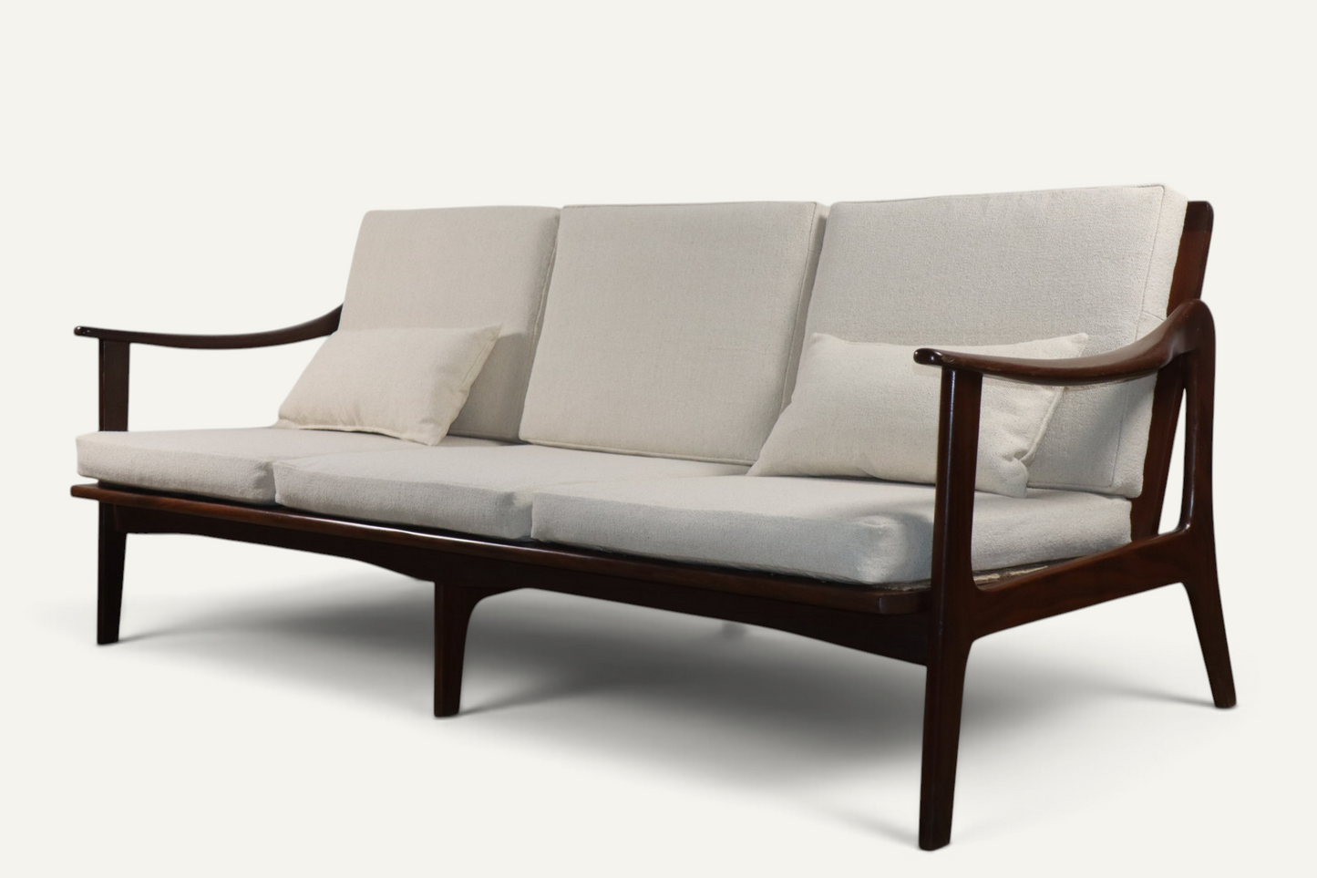 Canapé scandinave 3 places en teck – Années 1960