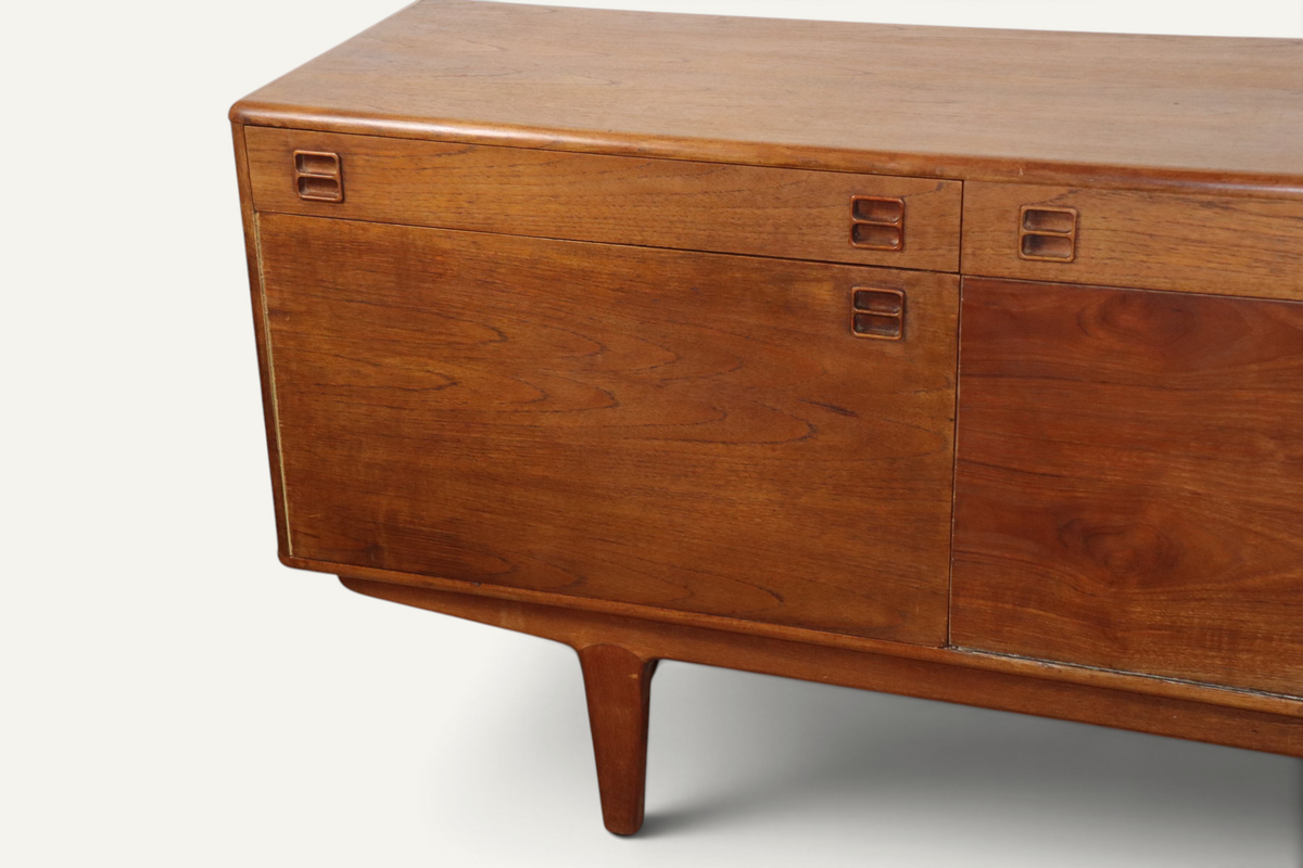 Enfilade scandinave en teck – années 1960