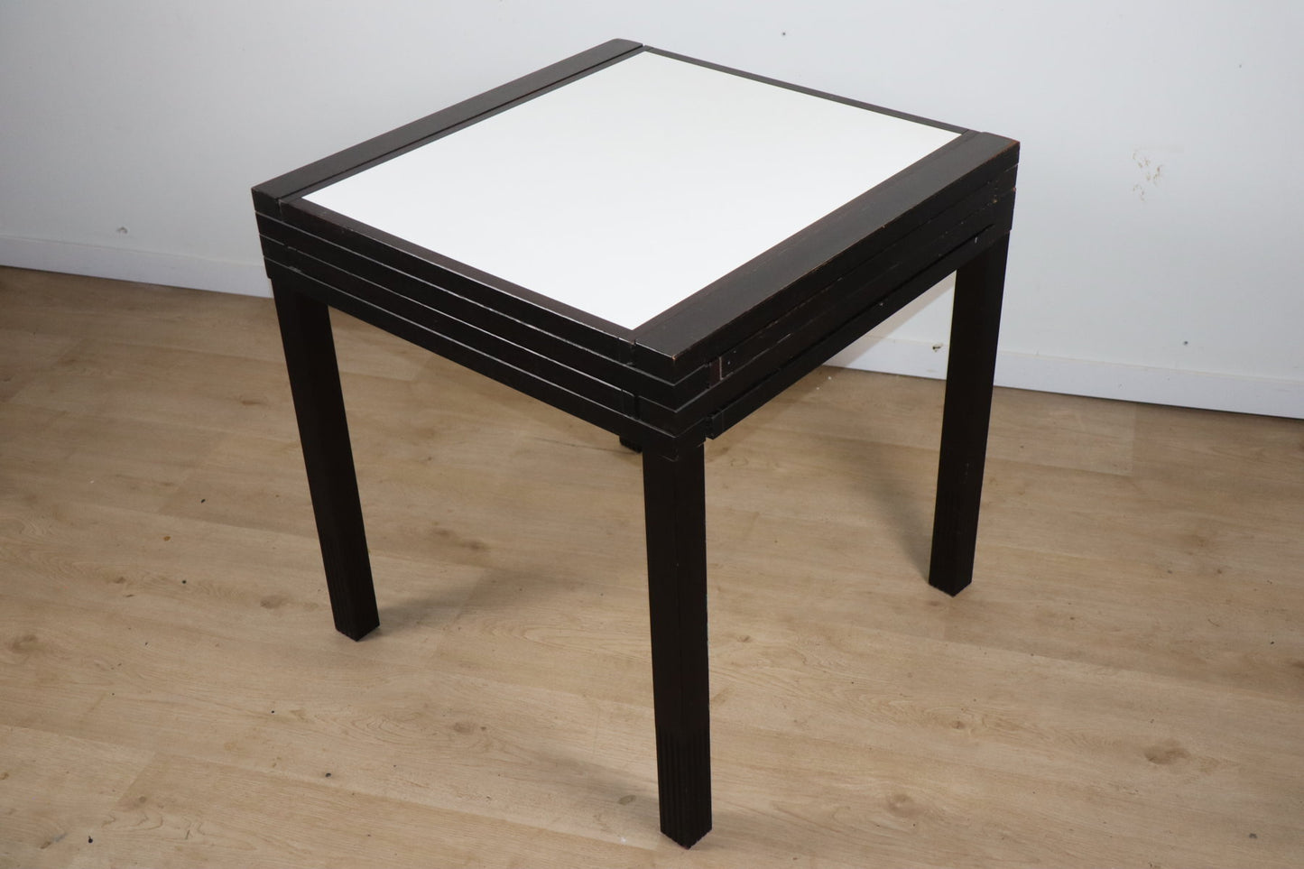 Table modulable bi-colore Bernard Vuarnesson - Années 80