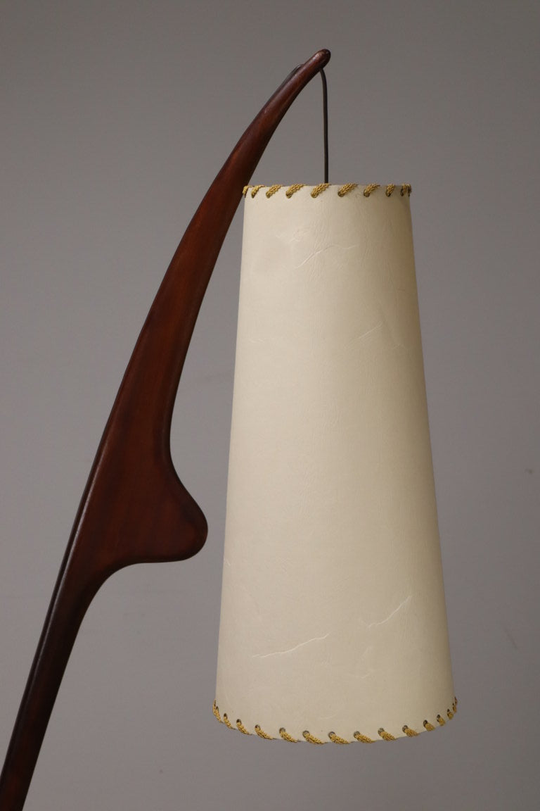 Lampadaire Rispal dit "Mante Religieuse" en teck, 1960