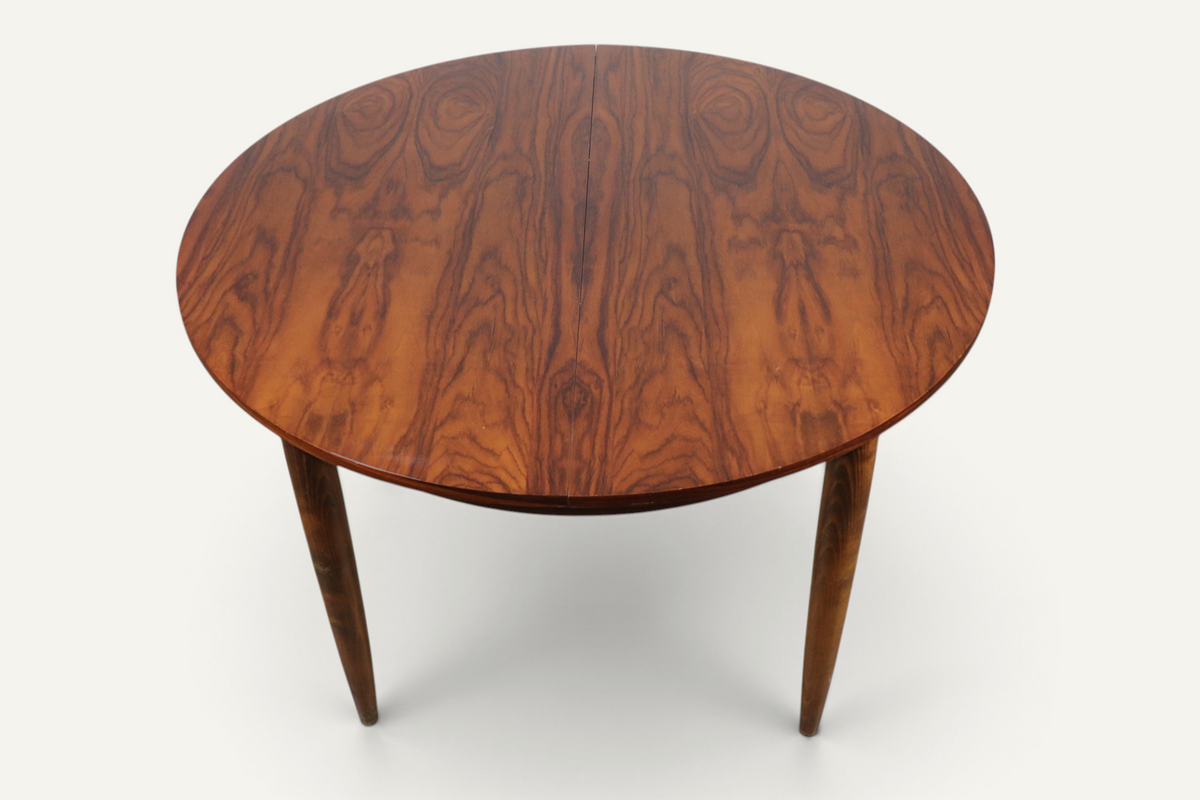 Table de repas extensible en teck, années 1960