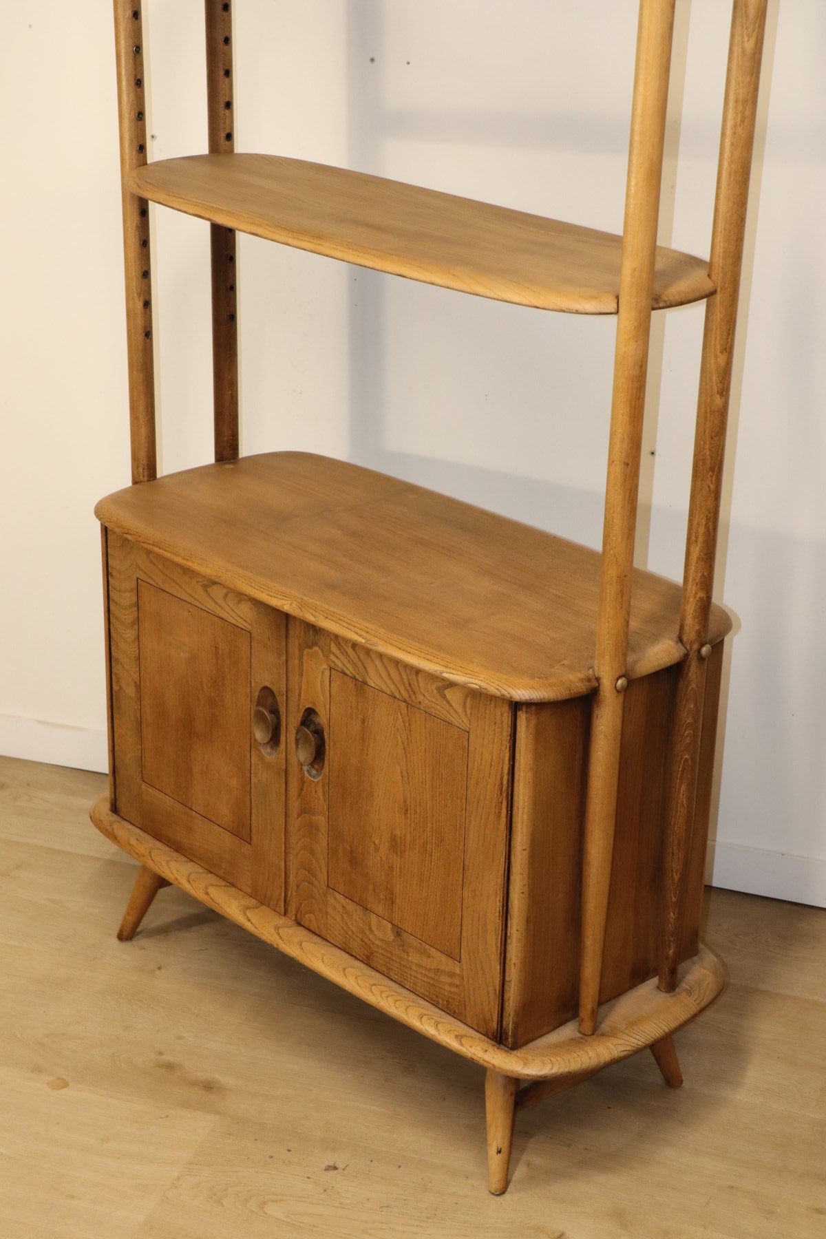 Vintage Ercol bookcase by Lucian Ercolani in wood, 1960s