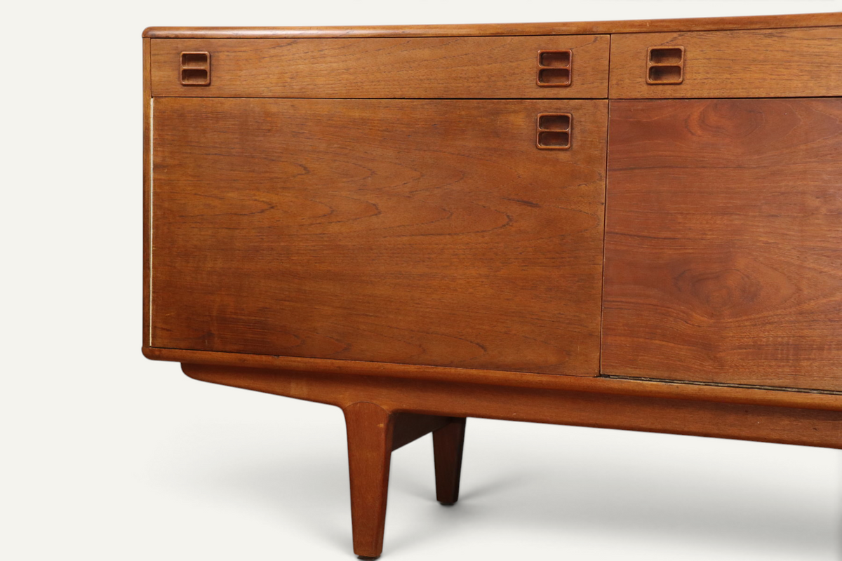 Enfilade scandinave en teck – années 1960
