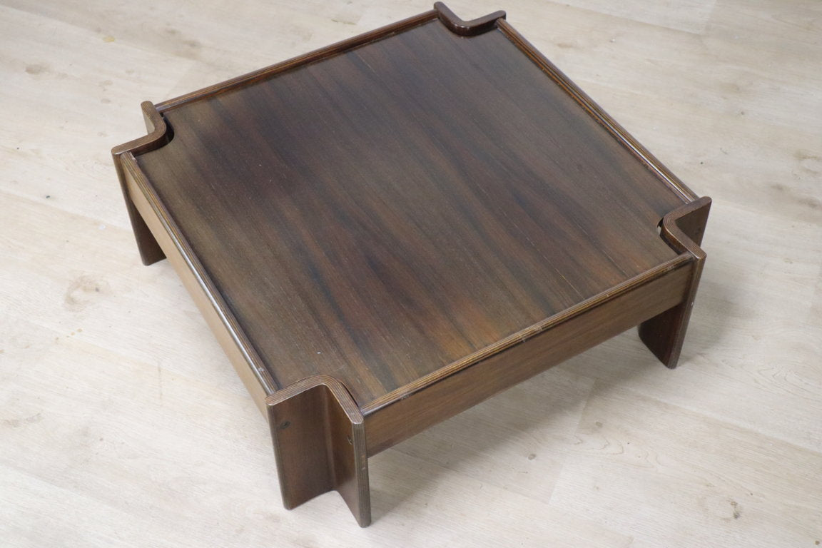 Table basse « Zelda » par Sergio Asti en palissandre, 1960