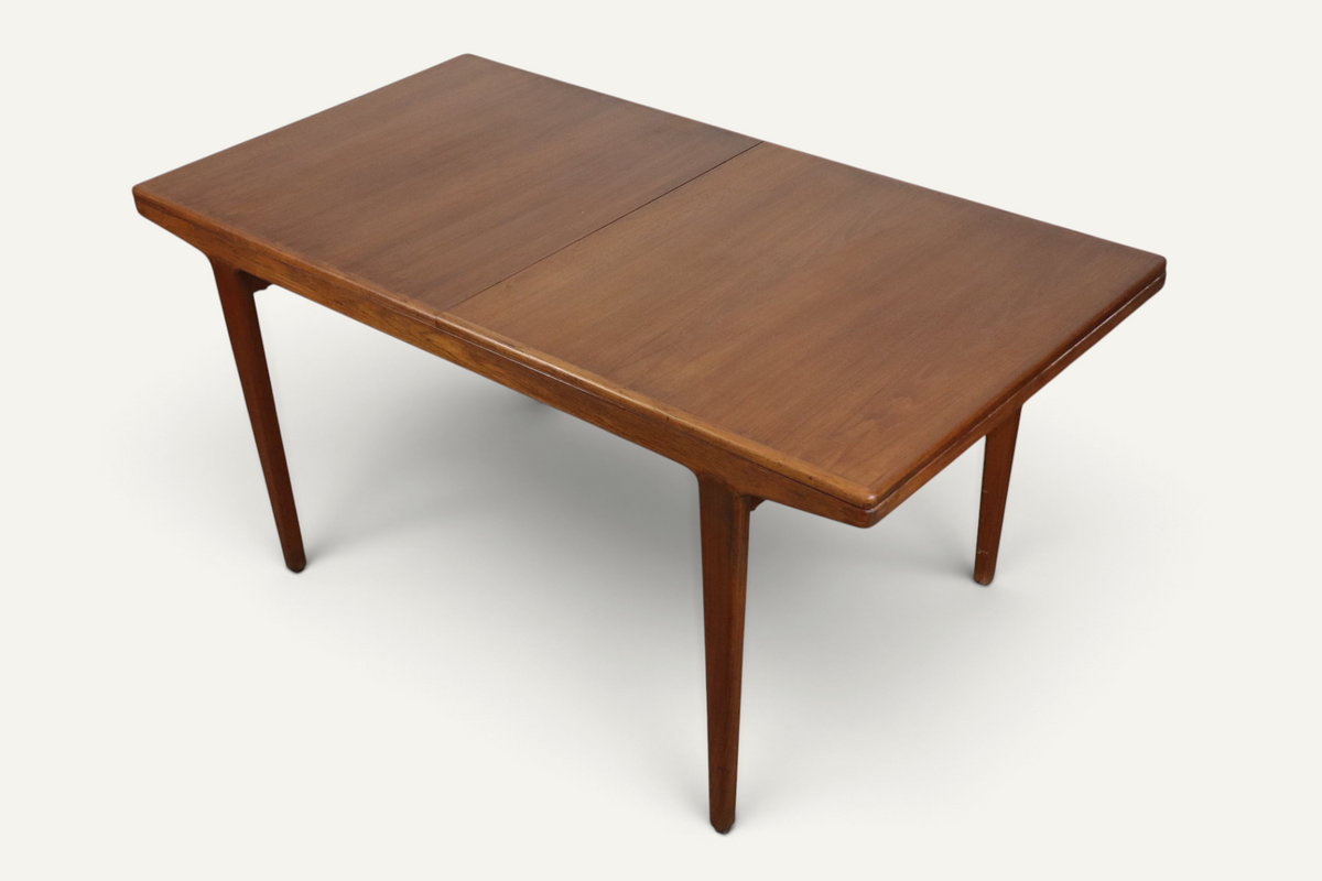 Table de repas extensible danoise en teck – années 1960
