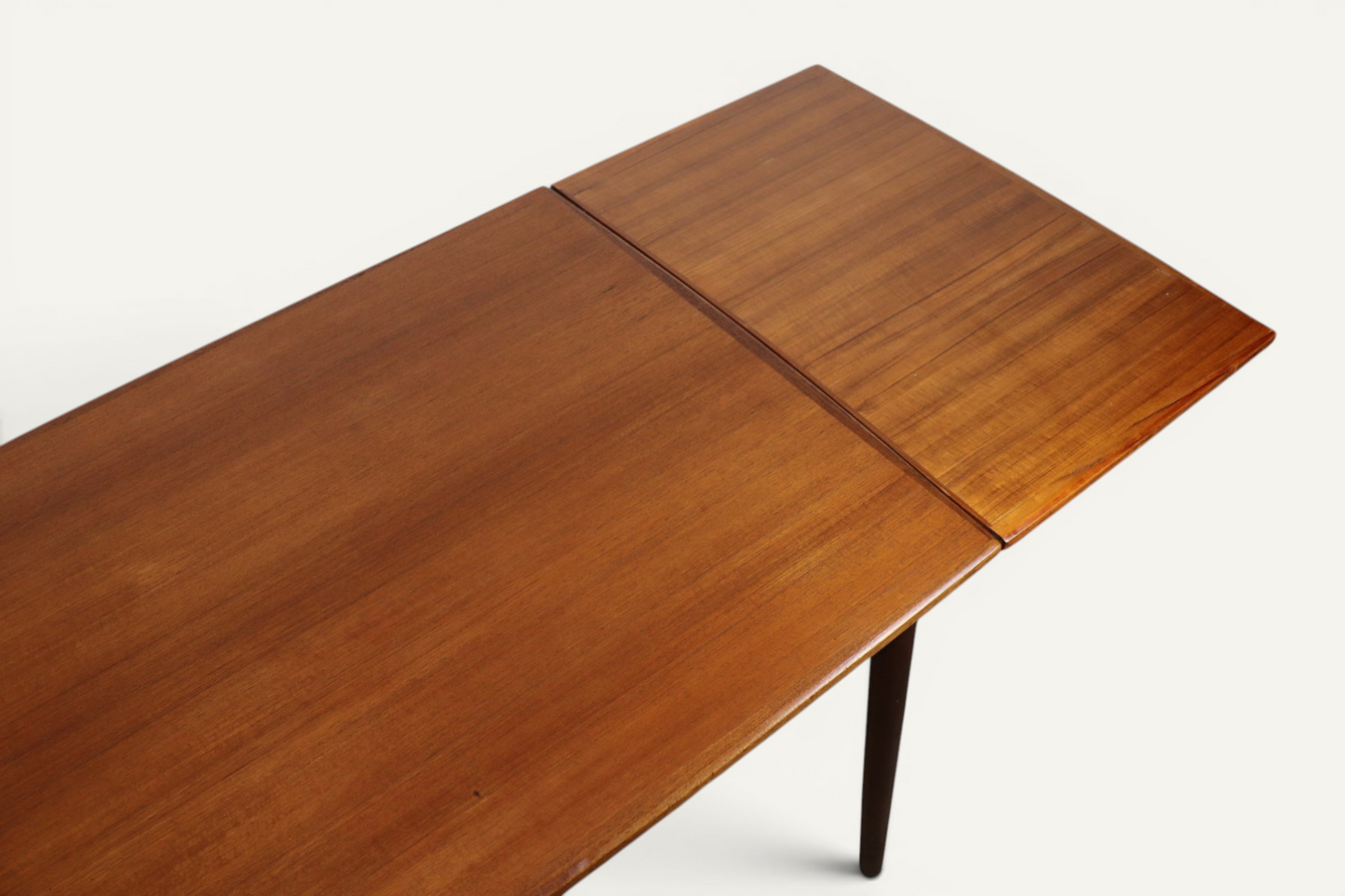 Table de repas extensible en teck scandinave - Années 60