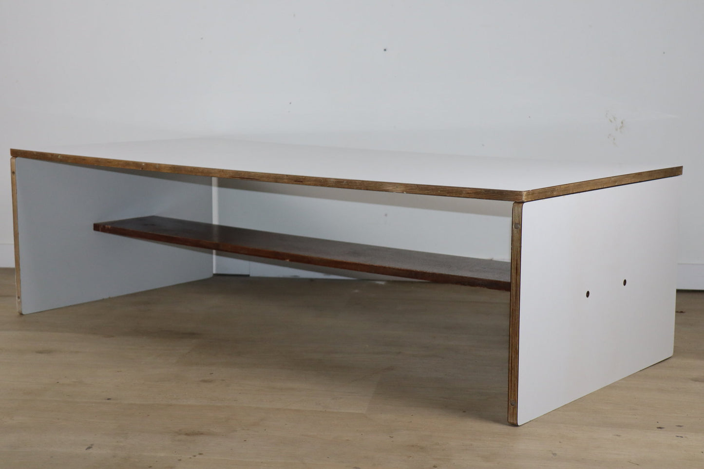Table basse évolutive Pierre Guariche – La Plagne – Années 70