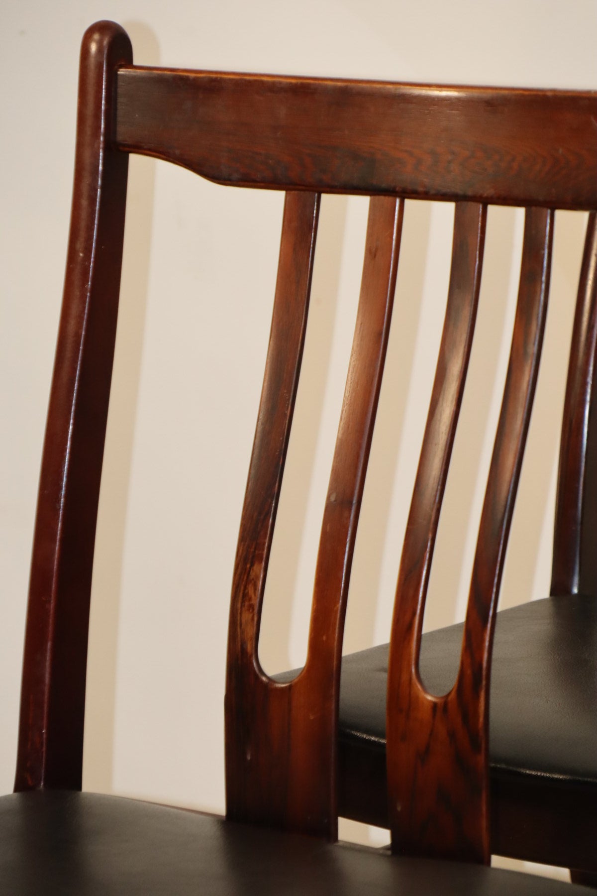 Série de 6 chaises scandinave en palissandre, 1960