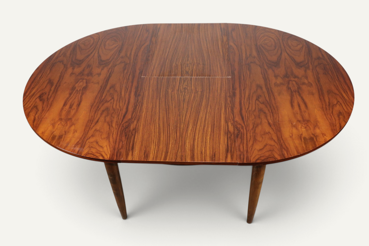 Table de repas extensible en teck, années 1960