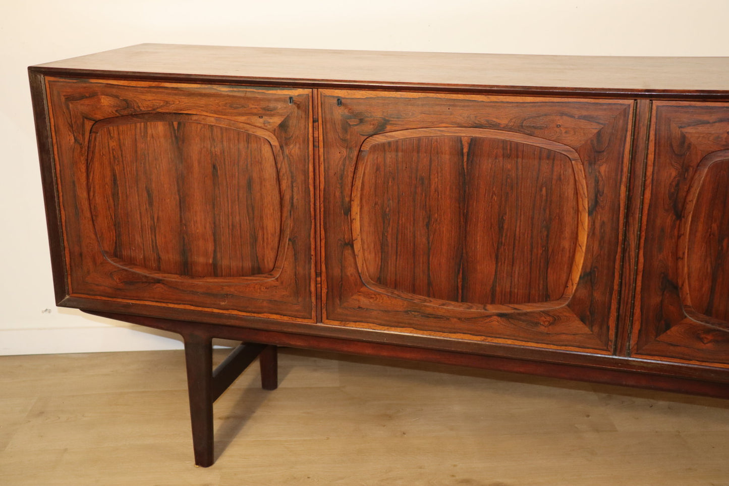 Enfilade scandinave en palissandre par Fredrik Kayser, 1960