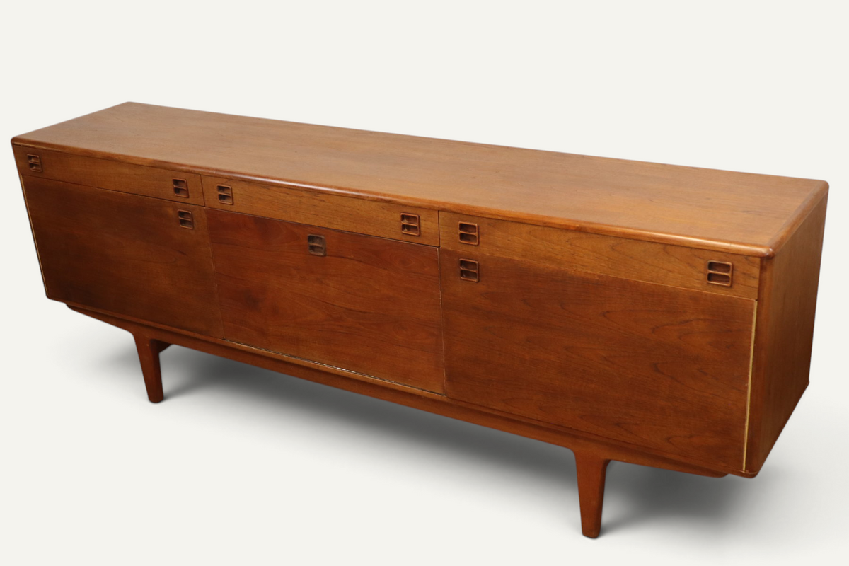Enfilade scandinave en teck – années 1960
