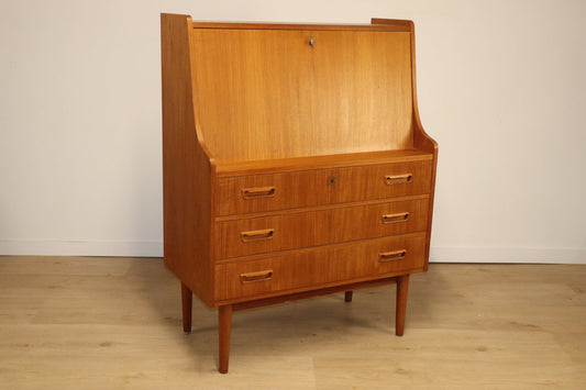 Secrétaire scandinave par Gunnar Nielsen Tibergaard en teck, 1960