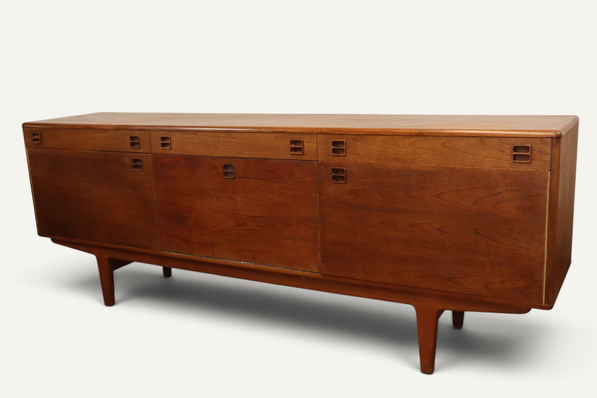 Enfilade scandinave en teck – années 1960