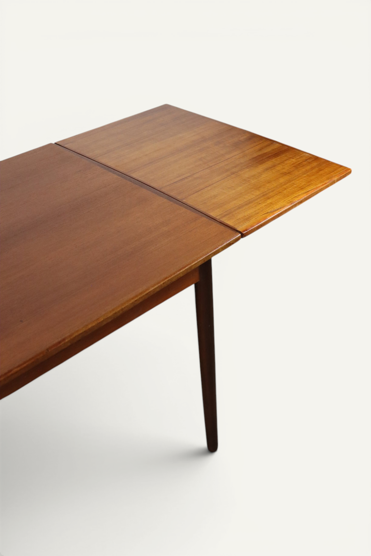 Table de repas extensible en teck scandinave - Années 60
