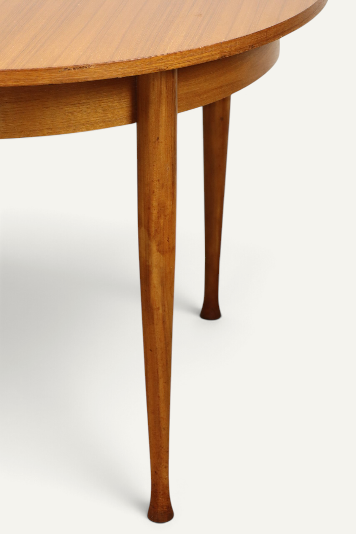 Table à manger extensible vintage en teck – années 1960