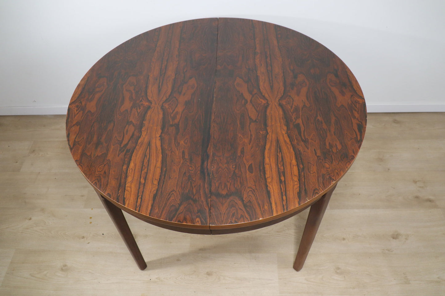 Table de repas vintage extensible en palissandre, 1960