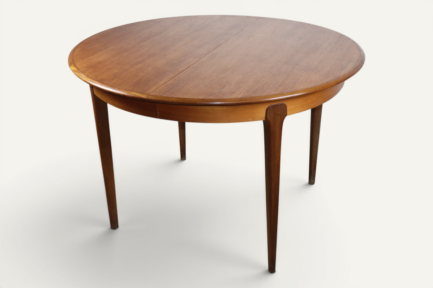 Table de repas extensible scandinave en teck - Années 1960