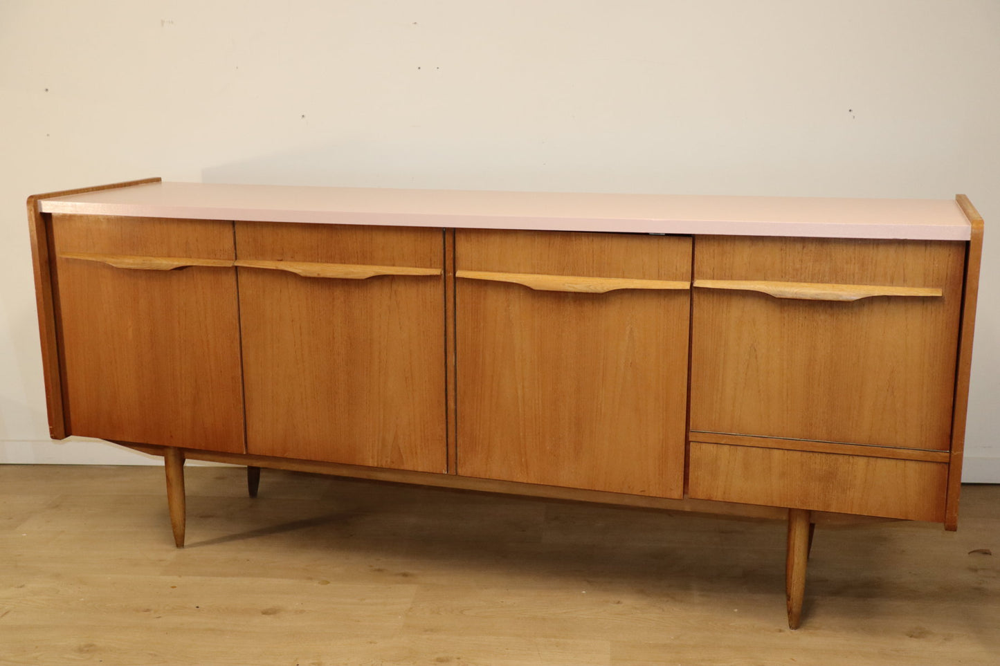 Enfilade vintage en teck années 60