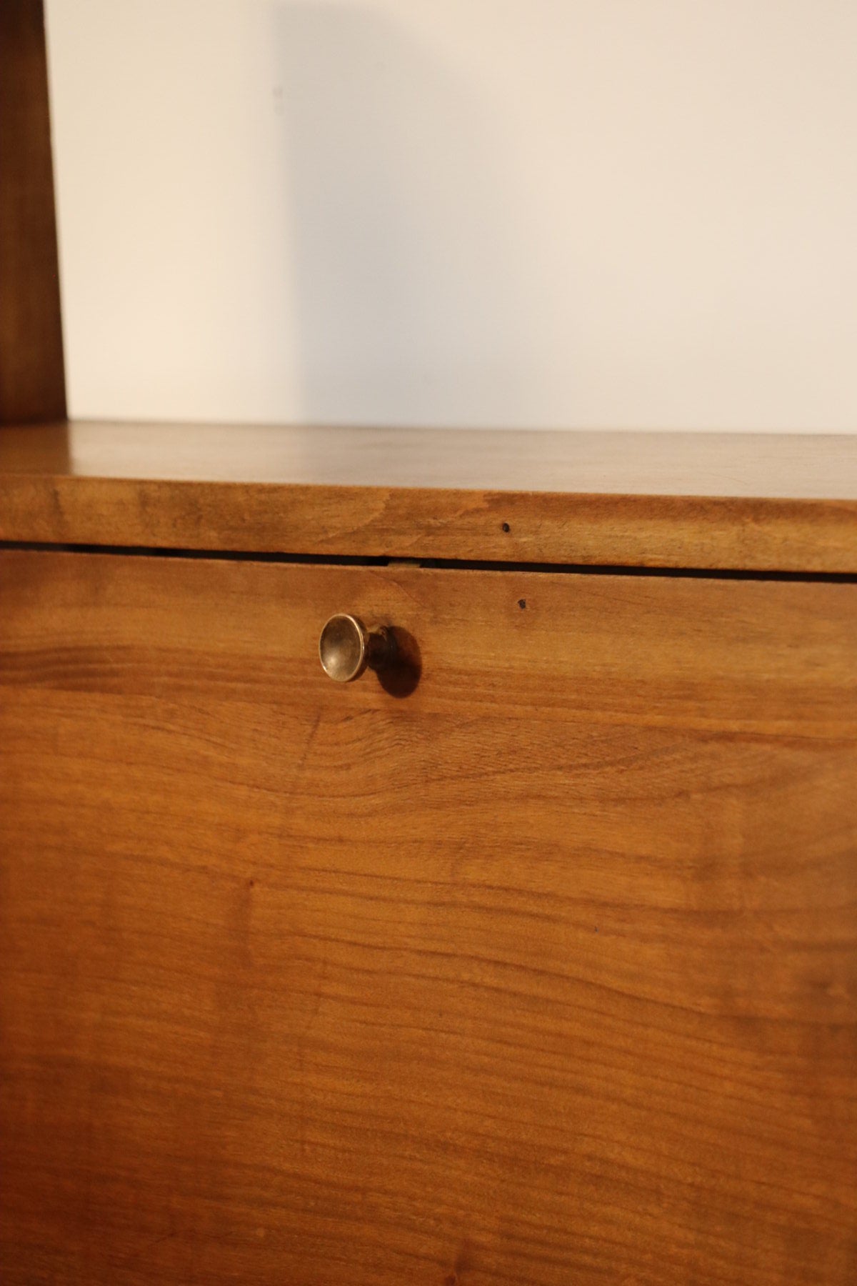 Secrétaire mural vintage en bois, 1950