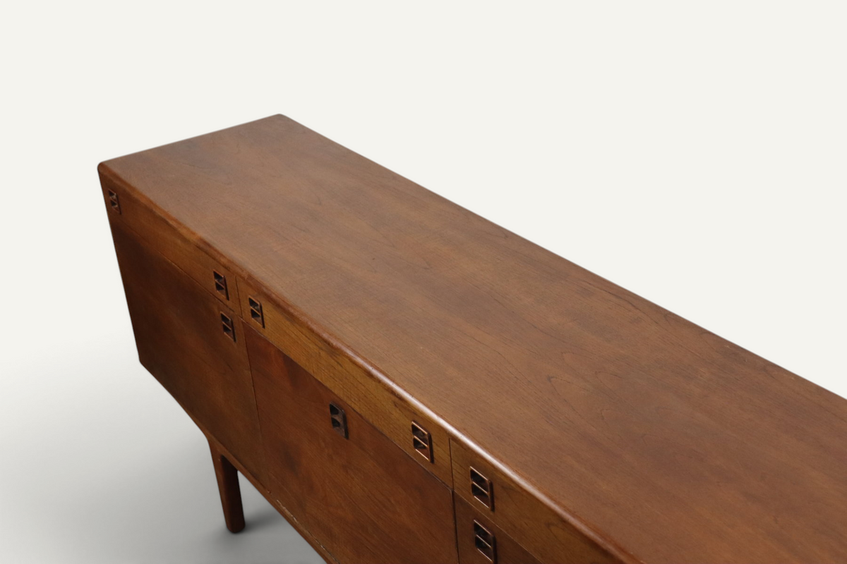 Enfilade scandinave en teck – années 1960