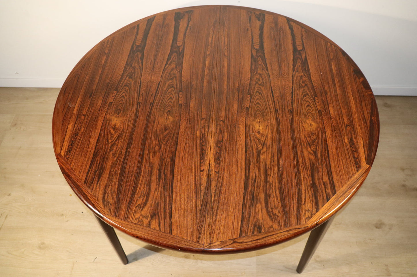 Table de repas extensible scandinave VV Mobler en palissandre, 1960