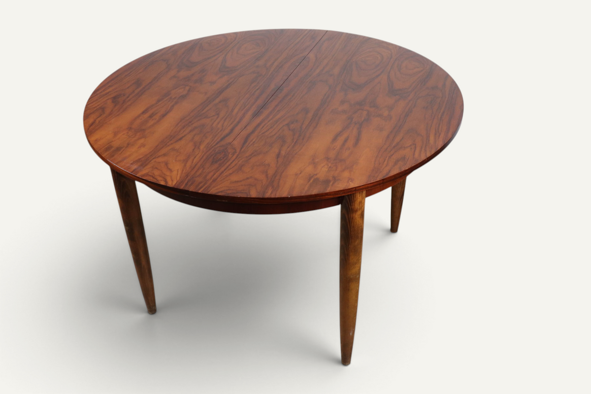 Table de repas extensible en teck, années 1960